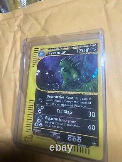 2002 RARE Holo Tyranitar N/M Pokemon Card