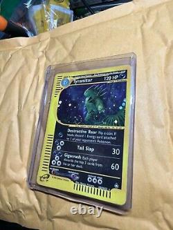 2002 RARE Holo Tyranitar N/M Pokemon Card