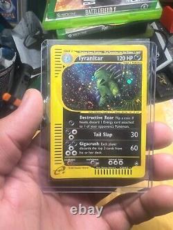 2002 RARE Holo Tyranitar N/M Pokemon Card