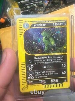 2002 RARE Holo Tyranitar N/M Pokemon Card