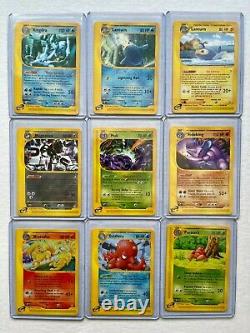 2003 Pokemon E-Series Aquapolis Complete Set All 182/147 Include Crystal Cards