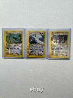 2003 Pokemon E-Series Aquapolis Complete Set All 182/147 Include Crystal Cards
