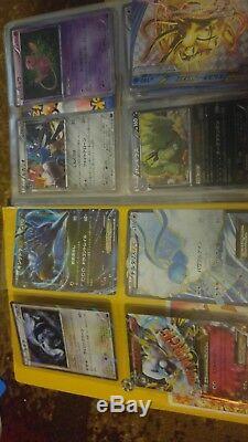 3 mini pokemon card binders lot with partial complete base set 1st eds holos +LOOK