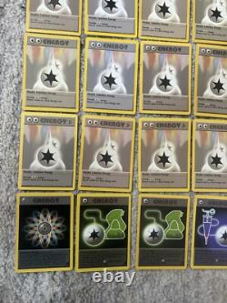 30 Vintage RARE Pokemon Energy Cards 1st Editions And Specialty Energies WOTC