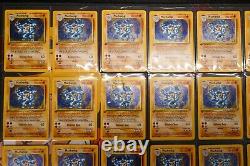 60x HP(1st edition) Pokemon MACHAMP Card BASE Set 8/102 Holo Rare Deck HeavyPlay