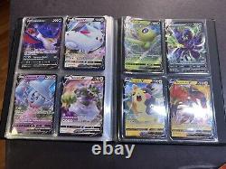 80 Pokemon card collection lot binder Vmax, V Full Art Ultra Rare Cards! NM/M