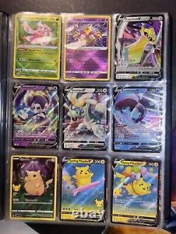 90 Pokemon card collection lot binder Vmax, V Full Art Ultra Rare Cards MINT
