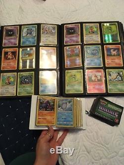 900+ Pokemon Cards Lot Uncommon, Rare, Holos, New & Old Book Collection & Case