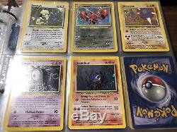 95 Card Lot Vintage Pokemon Cards Holo, Shadowless Base Set, All Are Rare