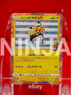 A++ rank Pokemon Card Yokohama's Pikachu 283/SM-P Holo Rare Promo Japan #4049