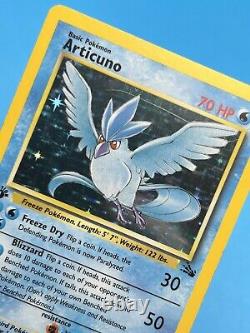 ARTICUNO Pokemon Card WOTC 1st Edition Fossil 2/62 HOLO LP