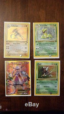 Amazing Huge Pokemon Card Lot Holo Rare Base Fossil Jungle Expedition Collection