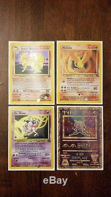 Amazing Huge Pokemon Card Lot Holo Rare Base Fossil Jungle Expedition Collection