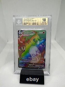 BGS 10 Pokemon Rainbow Charizard VMAX 074 Pokemon Champions Path Secret Rare