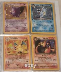 Base set Pokemon Cards. 1st Editions, holo's, charizard, rare. 215 cards. (Read)