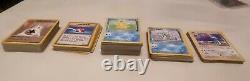 Base set Pokemon Cards. 1st Editions, holo's, charizard, rare. 215 cards. (Read)