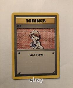 Bill Trainer Pokemon Card 1996 Rare