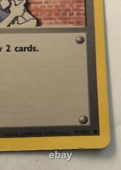 Bill Trainer Pokemon Card 1996 Rare