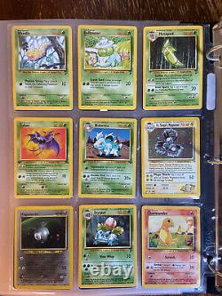 Binder Lot of Vintage Pokemon Cards 1st Edition and Rare WotC Collection