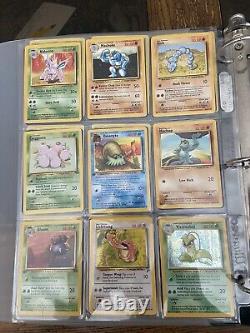 Binder Lot of Vintage Pokemon Cards 1st Edition and Rare WotC Collection