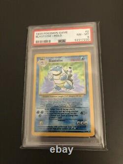 Blastoise 2/102 PSA 8 NM-MINT Holo Rare 1999 Base Set Pokemon Card