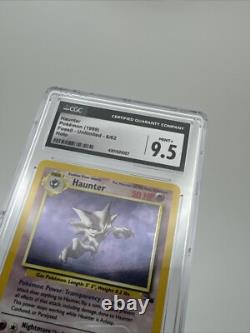 CGC 9.5 MINT+ Haunter 6/62 HOLO RARE Fossil Pokemon Card