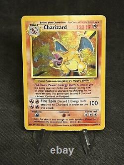 Charizard 4/102 1999 Base Set Holo Rare Pokemon Card WoTC HP