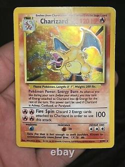 Charizard 4/102 1999 Base Set Holo Rare Pokemon Card WoTC HP