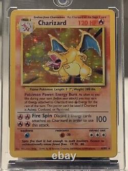 Charizard 4/102 Base Set Holo Rare Vintage 1999 Pokemon Card