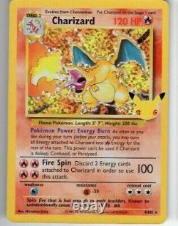 Charizard 4/102 Holo Foil Celebrations Mint Condition Pokemon Card