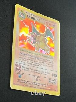 Charizard 4/102 Shadowless Base Set WOTC Holo Rare Pokemon Card? LP/MP+