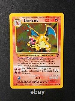 Charizard 4/130 Holo Rare Base Set 2 Pokemon Card WoTC