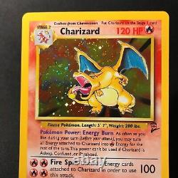 Charizard 4/130 Holo Rare Base Set 2 Pokemon Card WoTC