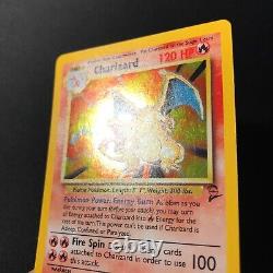 Charizard 4/130 Holo Rare Base Set 2 Pokemon Card WoTC