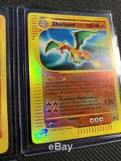 Charizard 6/165 And Charizard 40/165 Holo Rare Pokemon Cards Expedition Base Set