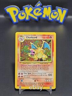 Charizard Base Set Unlimited 4/102 Vintage WoTC? Excellent Centering