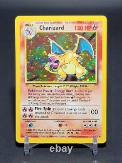 Charizard Base Set Unlimited 4/102 Vintage WoTC? Excellent Centering