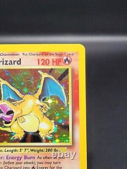 Charizard Base Set Unlimited 4/102 Vintage WoTC? Excellent Centering