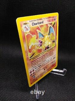 Charizard Base set 4/102 Pokemon card Unlimited Holo Foil Rare HP