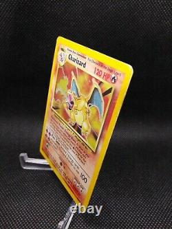 Charizard Base set 4/102 Pokemon card Unlimited Holo Foil Rare HP
