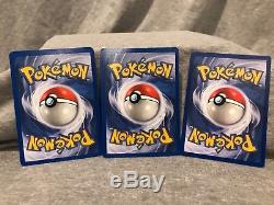 Charizard, Blastoise, Venusaur Pokémon Card Lot Base Set Rare Holos NP NM