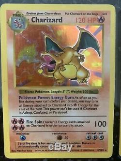 Charizard Bundle Shadowless Base Holo wotc 1999 Rare Pokemon Cards