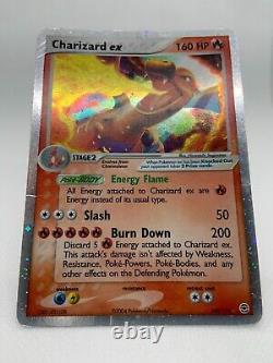 Charizard EX 105 EX FIRE RED LEAF GREEN Holographic Holo MP 2004 Pokemon Card