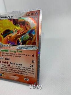 Charizard EX 105 EX FIRE RED LEAF GREEN Holographic Holo MP 2004 Pokemon Card
