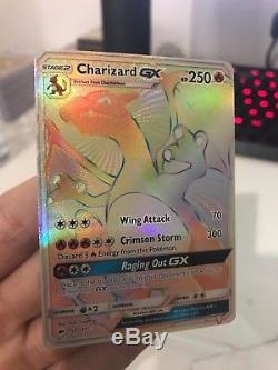 Charizard GX 150/147 Burning Shadows Set Hyper Rare Pokemon Card NM/MINT