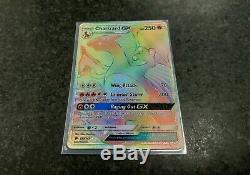 Charizard GX Secret Rainbow Hyper Rare Pokemon Card Burning Shadows 150/147 NM