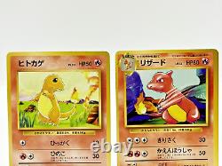 Charizard Holo Charmander Charmel Base Set Japanese Pokemon Card 1996