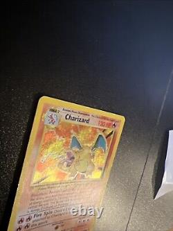 Charizard Holo Rare 4/102 Pokémon 1999 Unlimited Base Set MP