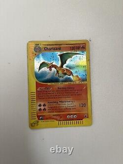Charizard Holo Rare 6/165 Expedition E-reader WOTC Pokemon Card HP Damaged
