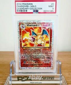 Charizard Legendary Collection Holo Reverse Pokemon Card PSA 9 Mint Rare 3/110